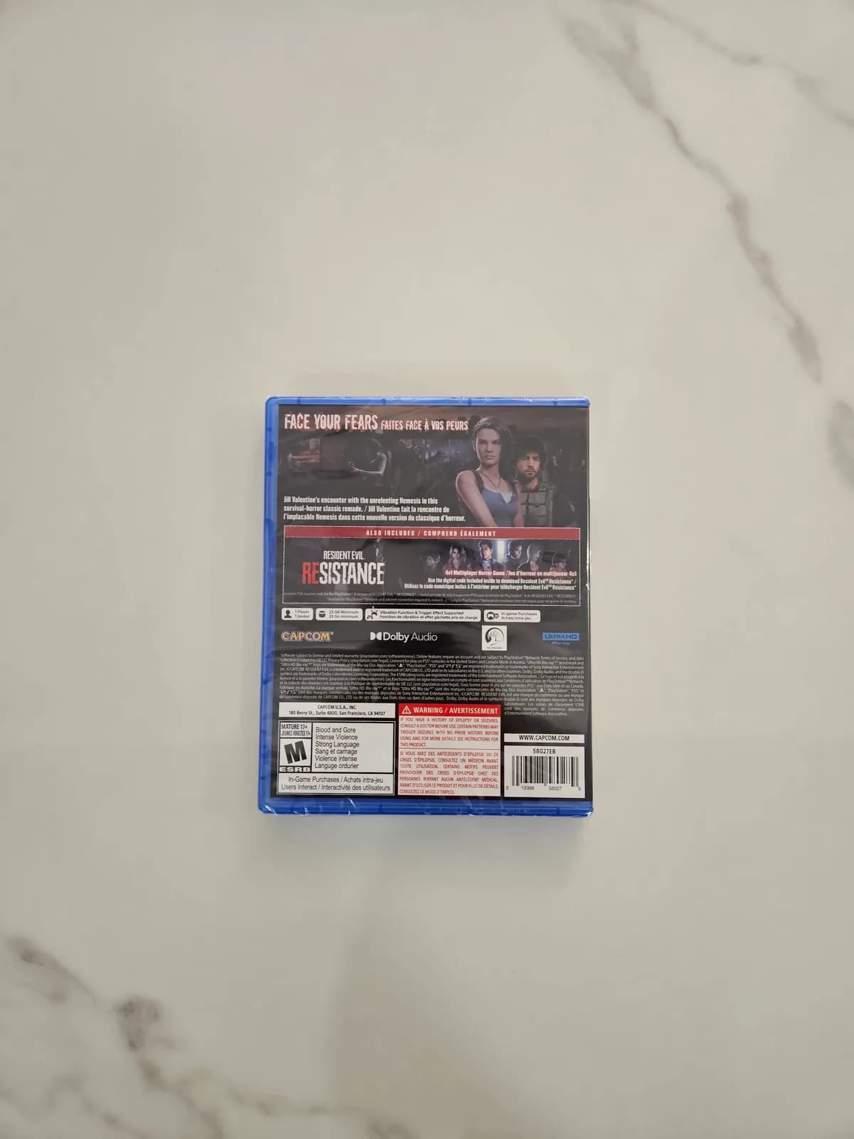 Resident Evil 3 for PS5, Brand New and Sealed